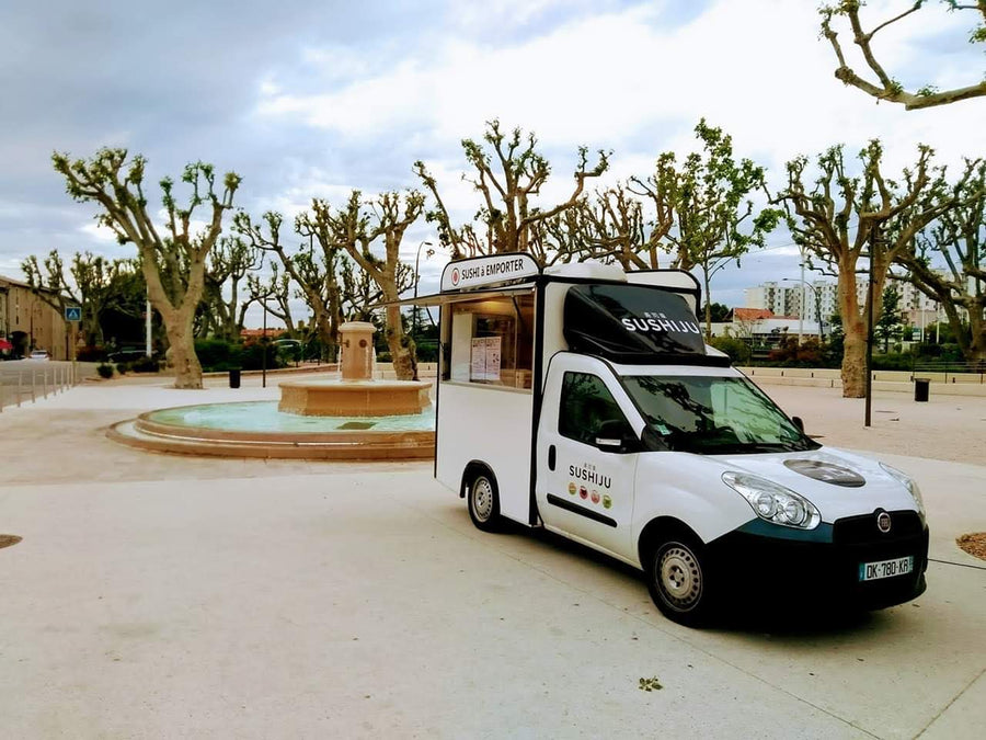 Julien et le premier camion SUSHIJU